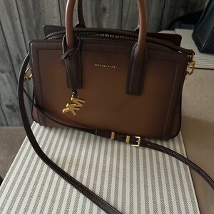 Michael Kors Chocolate Brown Satchel